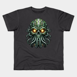 Biomech Cthulhu Overlord S01 D20 Kids T-Shirt